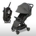 Pika Baby Stroller – Lightweight, Compact, Auto-Folding Design with Adjustable Footrest, UV Canopy, Mesh Window, and Travel Friendly – Perfect for Newborns to 55 lbs