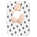 Baby Diaper Changing Pad, 21 5/8" x 31.5" Waterproof Changing Pad Liners 2Pack - Reusable Soft and Absorbent Portable Changing Mat(Cloud2PCS)