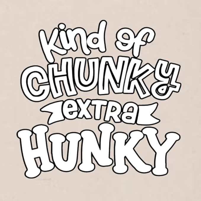 Wild Bobby Kind of Chunky Extra Hunky Humor Infant Premium Jersey Baby Bib