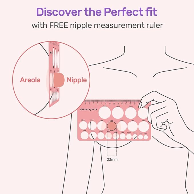Nuliie 12PCS Silicone Flanges Insert Replacement Kit, Flange Sizing Kit 17/19/21mm for 24mm Flange/Shield Breast Pumps, Pumping Essential Kit for Moms