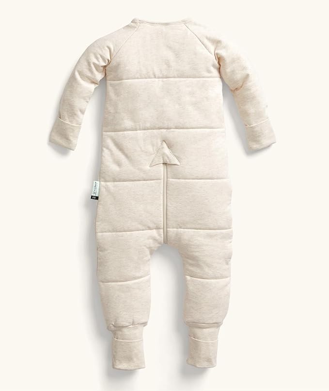ergoPouch 1.0 TOG Sleeping Bag – Breathable, Cozy Sleepwear for Boys and Girls (2-3 Years, Oatmeal Marle)