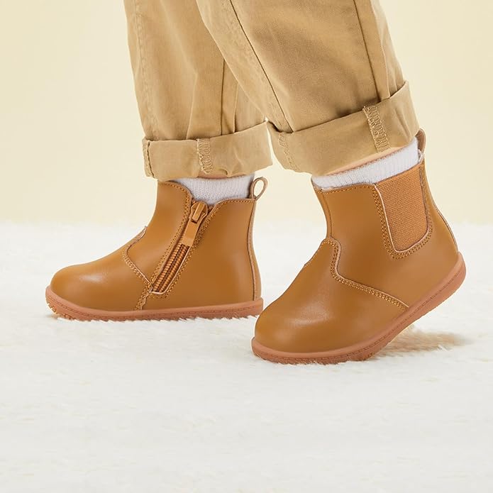 BMCiTYBM Baby Boys Girls Boots Infant Shoes First Walking Booties for All Seasons for 6 9 12 15 18 24 Months