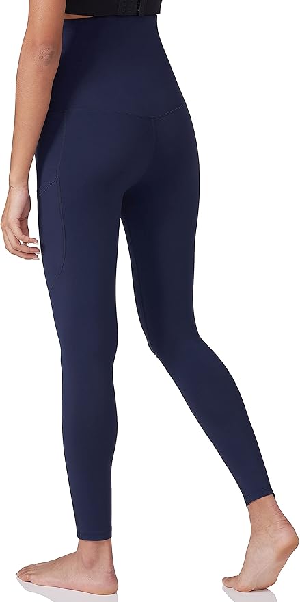 POSHDIVAH 3 Pack Women's Maternity Workout Leggings Over The Belly Pregnancy Yoga Pants with Pockets