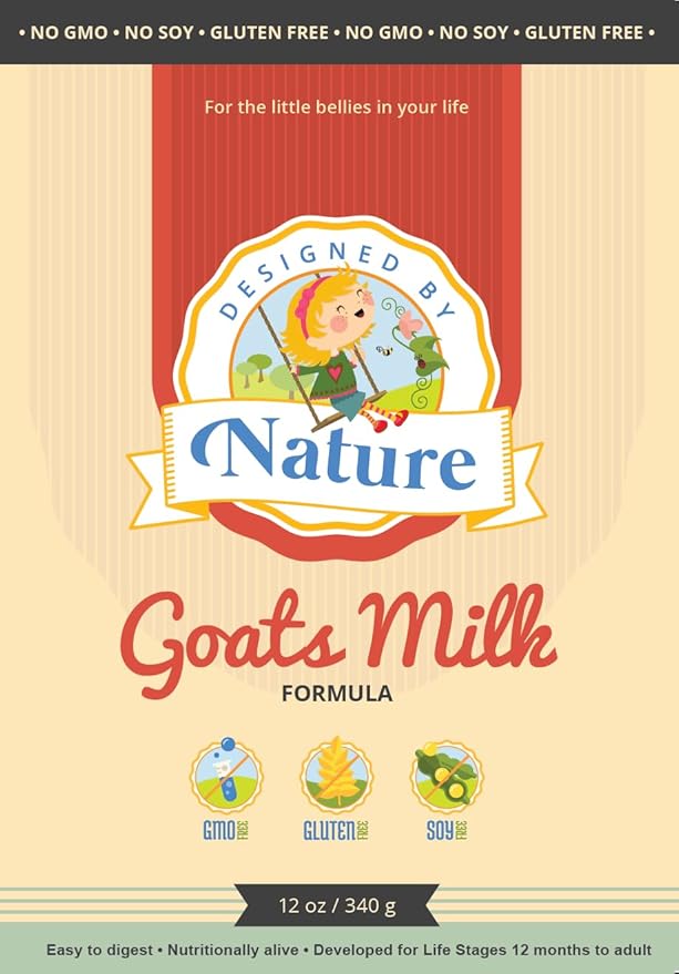 Goat Milk Formula - MADE IN THE USA - Easy to Digest All Life Stages Formula (12 months and above) - Hypoallergenic - Non-GMO, Gluten FREE, Soy FREE, Heavy Metal FREE, Pesticides and Chemical FREE - Gentle on Sensitive Tummies - Natural Whole Ingredients.