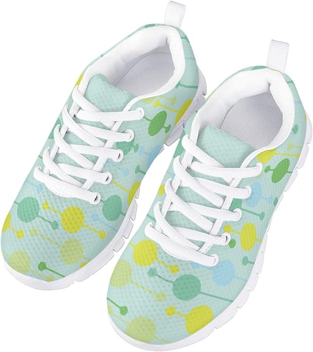 MARSVOVO First Shoes for Walking Boy Girl Athletic Lightweight Flexible Lace-up Breathable Running Shoes Casual Classic Comfortable Non Slip Play Sport Learning to Walk Toddler Girl Sneakers