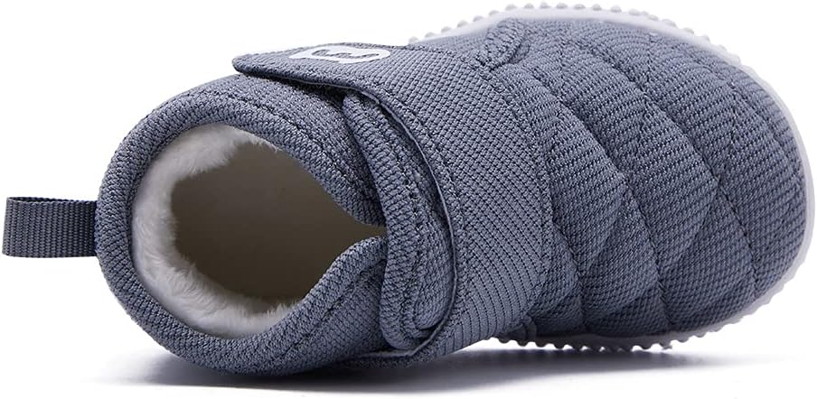 BMCiTYBM Toddler Baby Winter Snow Boots Boy Girl Faux Fur Warm Non Slip First Walking Infant Shoes
