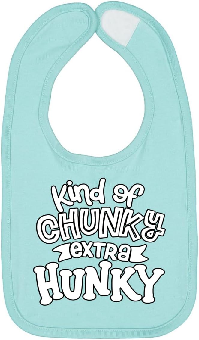 Wild Bobby Kind of Chunky Extra Hunky Humor Infant Premium Jersey Baby Bib
