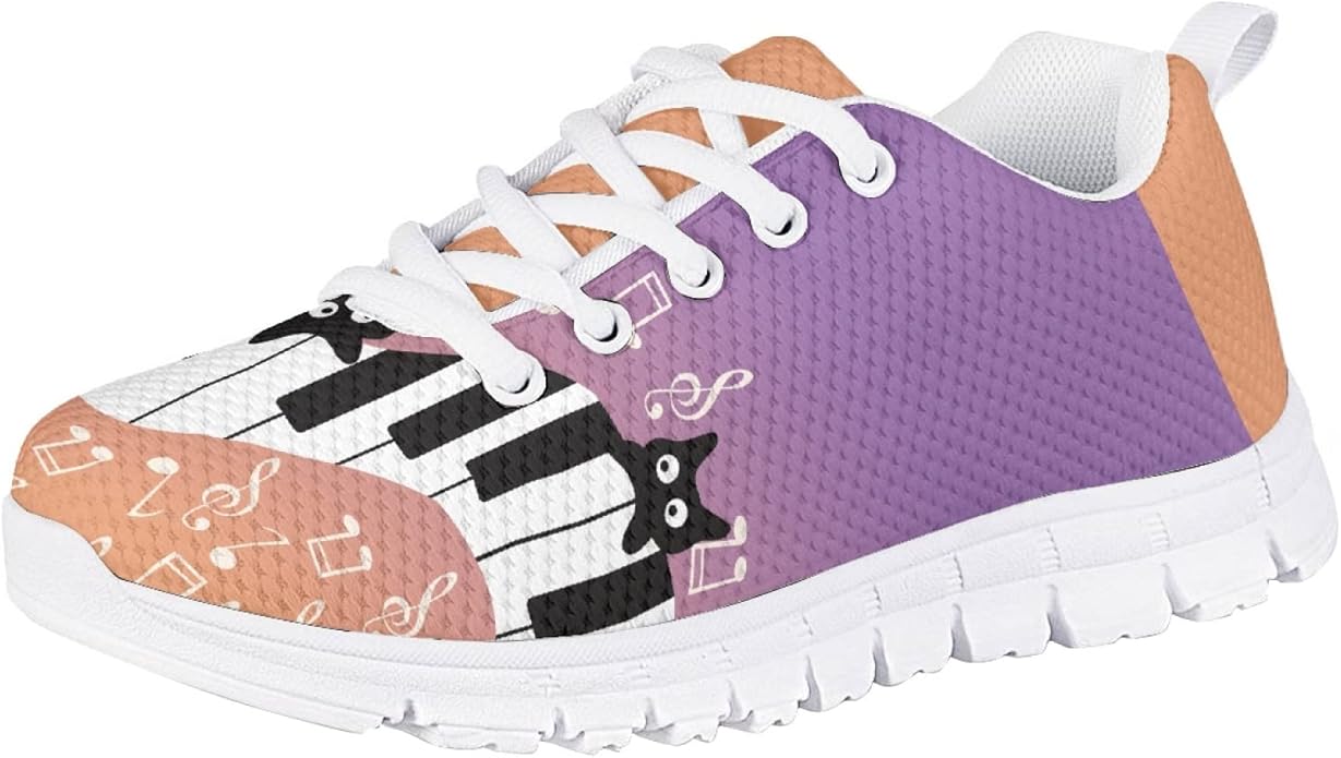 MARSVOVO First Shoes for Walking Boy Girl Athletic Lightweight Flexible Lace-up Breathable Running Shoes Casual Classic Comfortable Non Slip Play Sport Learning to Walk Toddler Girl Sneakers