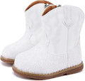 BMCiTYBM Baby Cowboy Cowgirl Boots Infant Western Shoes Boys Girls Round Toe Boots All Seasons 6-24 Months