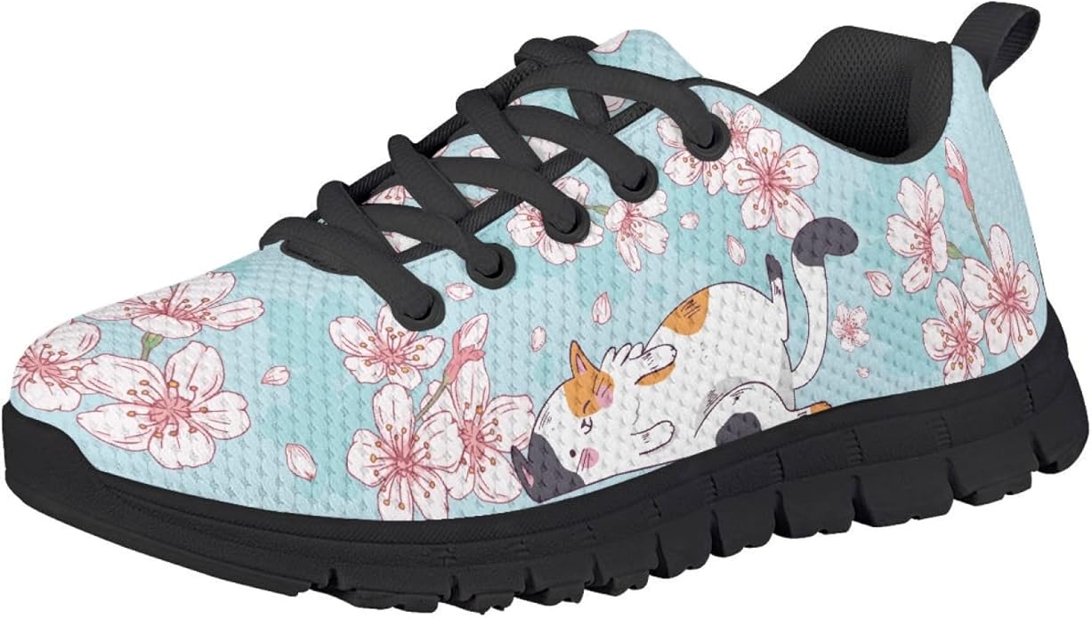 MARSVOVO First Shoes for Walking Boy Girl Athletic Lightweight Flexible Lace-up Breathable Running Shoes Casual Classic Comfortable Non Slip Play Sport Learning to Walk Toddler Girl Sneakers