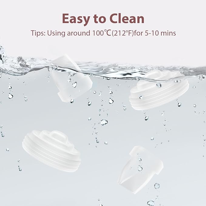 10PCS Breast Pump Parts, 6Pack Silicone Duckbill Valve & 4Pack Silicone Diaphragm Compatible with Momcozy M5 Wearable Breastpump, M5 Breast Pumps Replacement Accessories Breastfeeding Essentials Kit