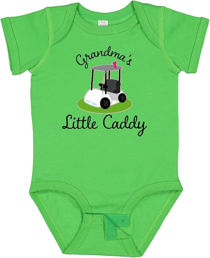 inktastic Grandma's Little Caddy Golf Baby Bodysuit