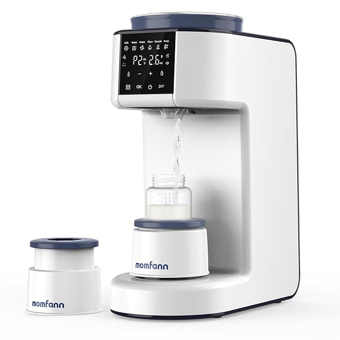 Formula Maker Pro, 2-Minute Quick Mix Baby Formula Dispenser, One-Touch Automatic Milk Maker, 3 Formula Temps + 4 Hot Water Choice, 2L Tank & Sealed Powder Container for Clump-Free Formula