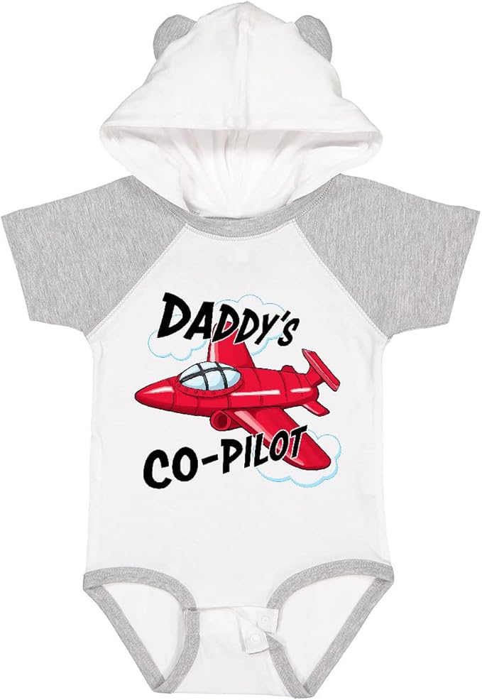 inktastic Daddys Co-Pilot for Fathers Day Baby Bodysuit
