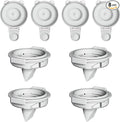 8PC Upgraded M9 Breast Pump Replacement Part, Including 4pcs Duckbill Valve and 4pcs Double-Layed Diaphragms for Momcozy Upgraded Mobile Flow | Upgraded M9, Valve, Diaphragms, 8PC Gray