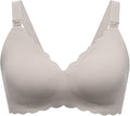 Momcozy Nursing Bras for Breastfeeding, Seamless Pregnancy Maternity Bra Wireless Classic Jelly Strip Support Nursing Bra