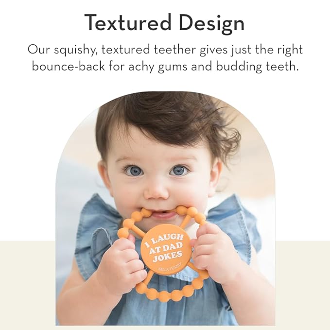 Baby Teether by Bella Tunno, Silicone Teethers for Babies 3-6 months, 6-12 months, Baby Toys, Pacifier, Teething Relief, Boys, Girls, Fun Has Arrived