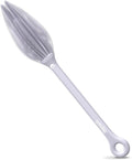 Smilo Silicone Baby Bottle Brush - Soft Touch Baby Bottle Cleaner with Flexible Twin Tip to get Cups, Glasses and Baby Bottles Extra Clean - Food-Grade Silicone, Dishwasher Safe & BPA-Free - Gray