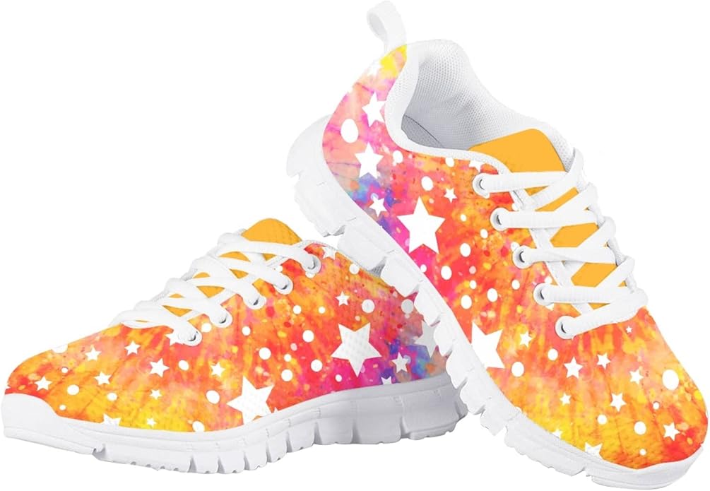 MARSVOVO First Shoes for Walking Boy Girl Athletic Lightweight Flexible Lace-up Breathable Running Shoes Casual Classic Comfortable Non Slip Play Sport Learning to Walk Toddler Girl Sneakers