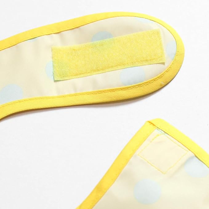 Full Coverage Waterproof Feeding Bib for Toddlers – Extra Long Apron Bib for Mealtime, Self-Feeding, BPA-Free
