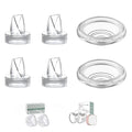Duckbill Valves Silicone Diaphragm, Compatible with TOVVILD Breast Pump Milk Collection Cups, Also Compatible with BabyBuddha/Zomee Wearable Collection Cups (6 Piece Set)