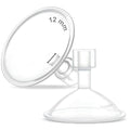 Maymom MyFit Crater Series 12mm Two-Piece Design Small Breastshield Compatible with Medela Breast Pump Parts; Replace Medela Shields; Fit Flex Connector; 2pc