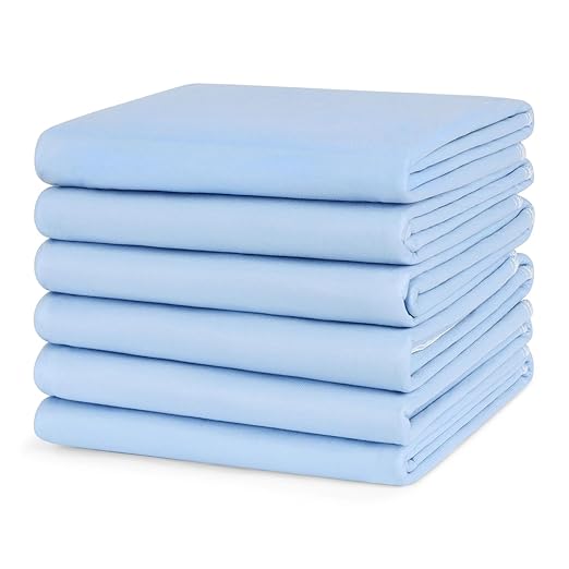 Simpli-Magic Washable Underpads, 34x 36" (Pack of 4) - Heavy Absorbency Reusable Bedwetting Incontinence Pads for Kids,Adults,Elderly,andPets - Waterproof Protective Pad for Bed,Couch,Sofa,Floor