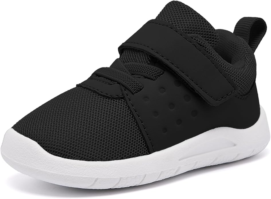 MORENDL Toddler Baby Shoes 0-4 Years Boy Girl Lightweight Breathable Non-Slip Sports Sneakers Running Walking Tennis Barefoot Shoes