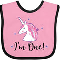 inktastic 1st Birthday Unicorn Baby Bib