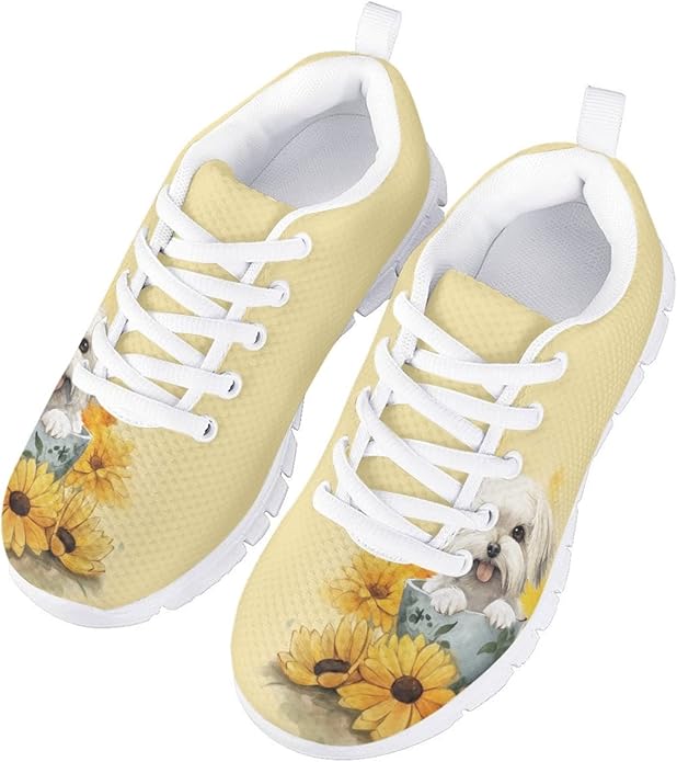 MARSVOVO First Shoes for Walking Boy Girl Athletic Lightweight Flexible Lace-up Breathable Running Shoes Casual Classic Comfortable Non Slip Play Sport Learning to Walk Toddler Girl Sneakers
