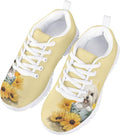 MARSVOVO First Shoes for Walking Boy Girl Athletic Lightweight Flexible Lace-up Breathable Running Shoes Casual Classic Comfortable Non Slip Play Sport Learning to Walk Toddler Girl Sneakers