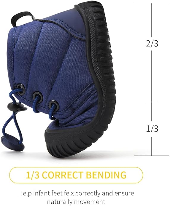 BMCiTYBM Toddler Baby Winter Snow Boots Boy Girl Faux Fur Warm Non Slip First Walking Infant Shoes
