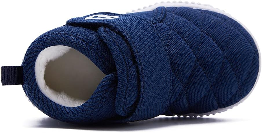 BMCiTYBM Toddler Baby Winter Snow Boots Boy Girl Faux Fur Warm Non Slip First Walking Infant Shoes
