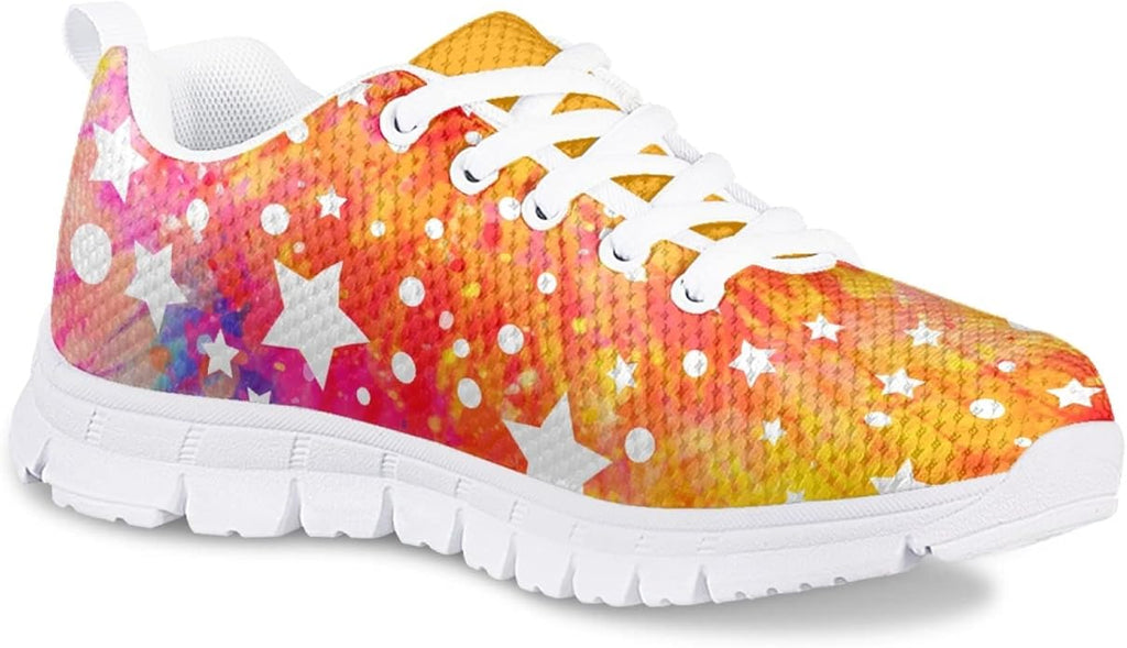 MARSVOVO First Shoes for Walking Boy Girl Athletic Lightweight Flexible Lace-up Breathable Running Shoes Casual Classic Comfortable Non Slip Play Sport Learning to Walk Toddler Girl Sneakers
