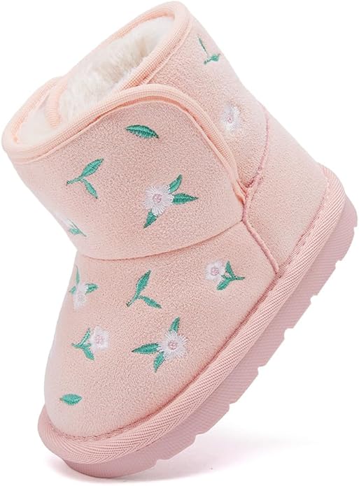 BMCiTYBM Girls Boys Snow Boots Warm Winter Fur Lined Baby Shoes (Infant/Toddler/Little Kid)