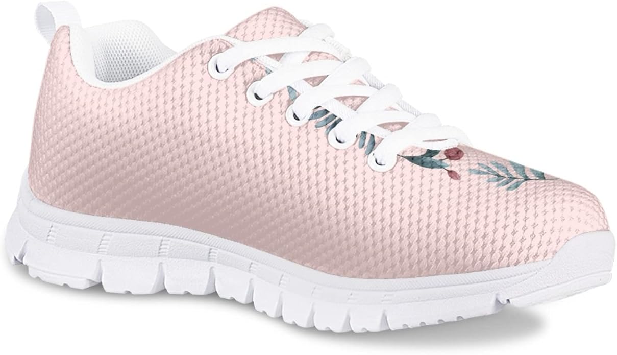 MARSVOVO First Shoes for Walking Boy Girl Athletic Lightweight Flexible Lace-up Breathable Running Shoes Casual Classic Comfortable Non Slip Play Sport Learning to Walk Toddler Girl Sneakers