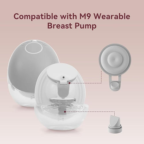 6 Pack M9 Duckbill Valves Compatible with Momcozy Mobile Flow, Mom Cozy M9 Replacement Parts