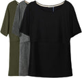 Smallshow Women's Maternity Nursing Tops Short Sleeve Breastfeeding Clothes
