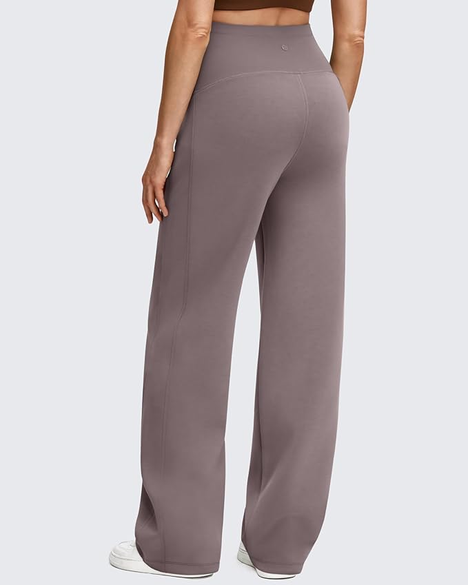 G4Free Smoofit Modal Soft Maternity Pants with Pockets Over The Belly Pregnancy Wide Leg Sweatpants