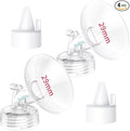 29MM Flange and Duckbill Valve Set Compatible with Spectra S1 S2 9 Plus, Wide Mouth Breast Pump Replacement Parts, Multiple Size Options 13–30mm, Not Original Accessories