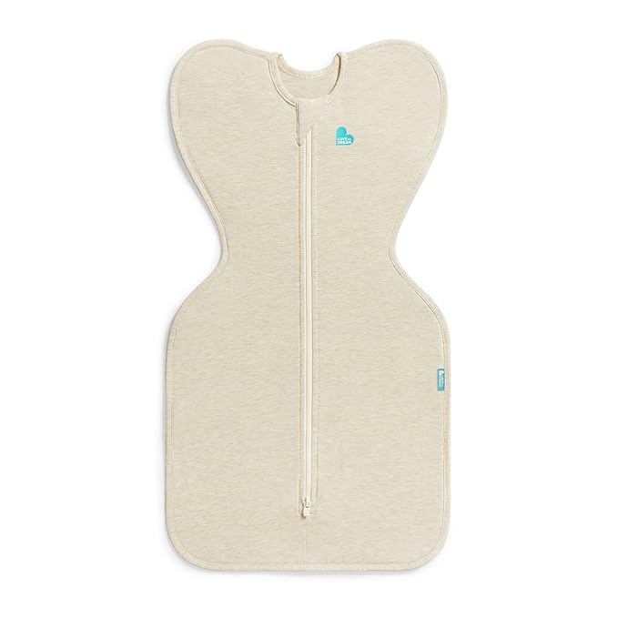 Love to Dream Swaddle UP, Sleep Sack 0-3 Months, Self-Soothing, Improves Sleep, Snug Fit Helps Calm Startle Reflex, Baby Essentials Must Haves Newborn, 1.0 TOG, 8-13 lbs, Oatmeal