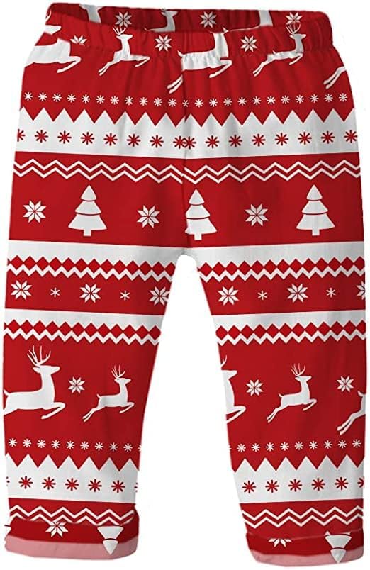 Schbbbta Family Matching Pajamas Holiday Sleepwear Long Sleeve Pjs Sets