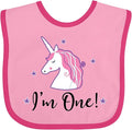 inktastic 1st Birthday Unicorn Baby Bib