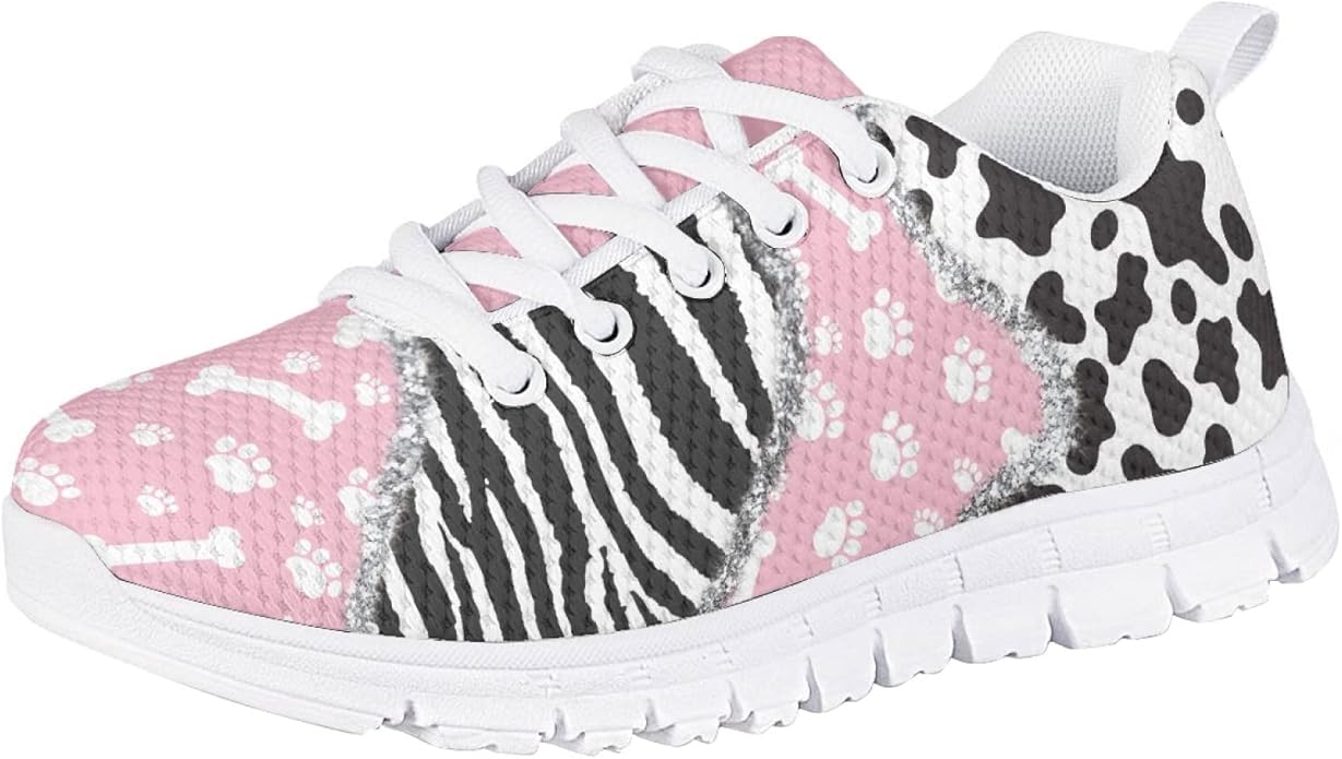 MARSVOVO First Shoes for Walking Boy Girl Athletic Lightweight Flexible Lace-up Breathable Running Shoes Casual Classic Comfortable Non Slip Play Sport Learning to Walk Toddler Girl Sneakers