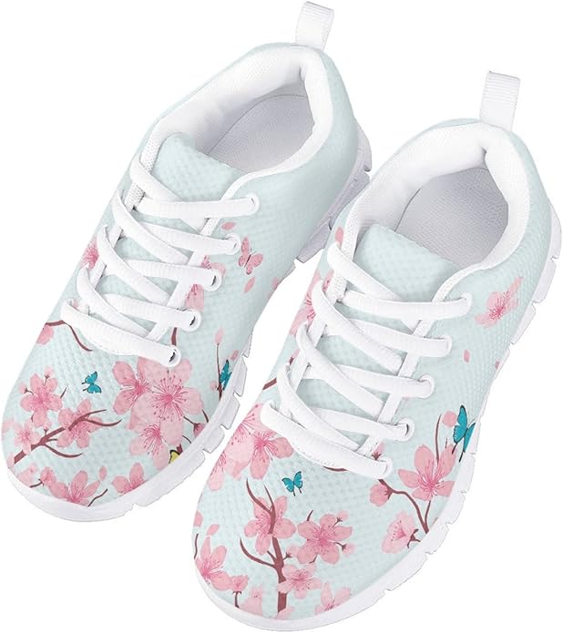 MARSVOVO First Shoes for Walking Boy Girl Athletic Lightweight Flexible Lace-up Breathable Running Shoes Casual Classic Comfortable Non Slip Play Sport Learning to Walk Toddler Girl Sneakers