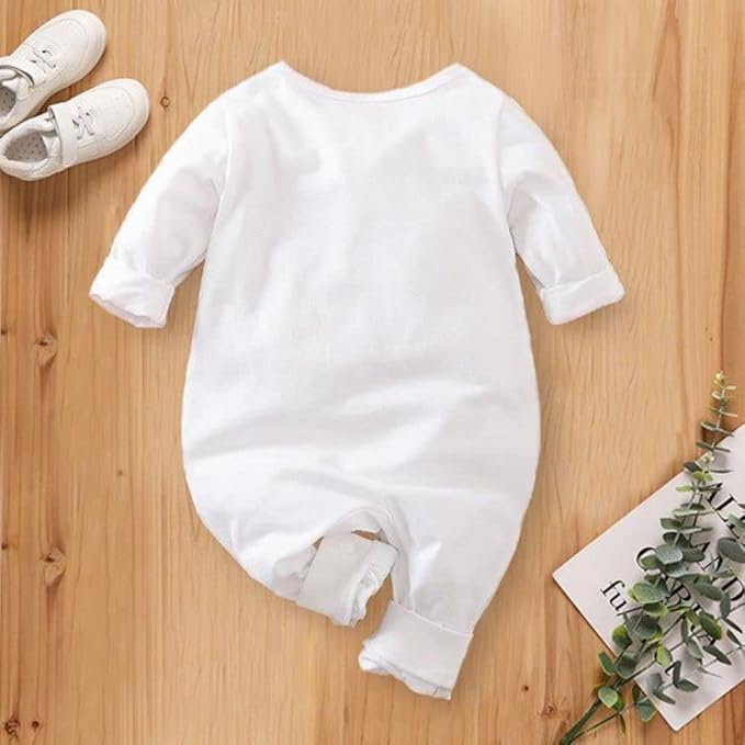 Cute Giraffe + Zebra With Floral Print Long Sleeve Baby Girl Clothes White Jumpsuit baby girl bodysuit