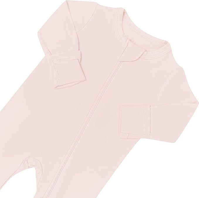 KYTE BABY Unisex Rayon Made From Bamboo Zippered Rompers 0-24 Months