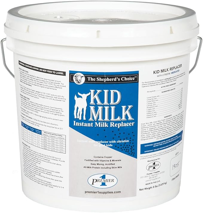 Premier 1 Shepherd's Choice Goat Kid Milk Replacer - 8 lb Bucket