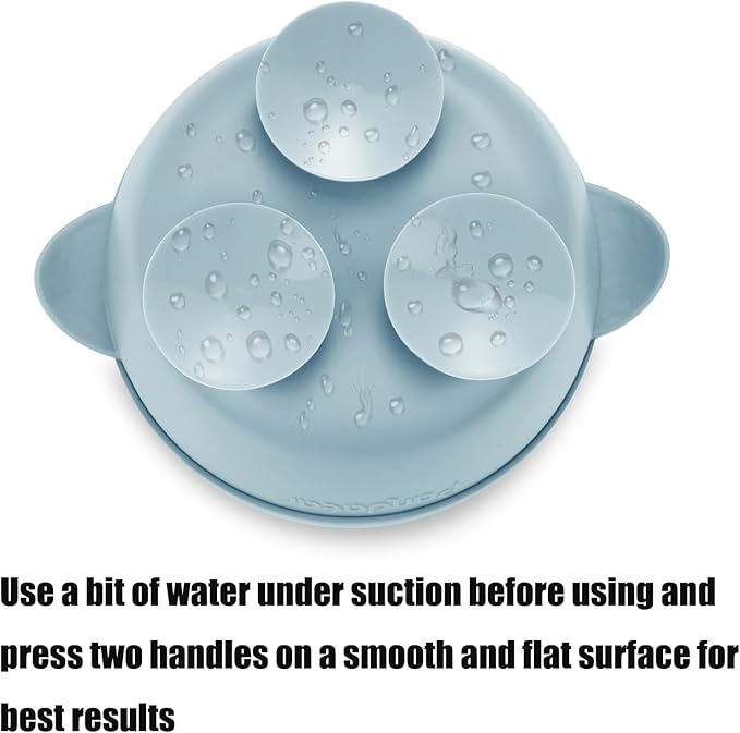 PandaEar 3 Pack Stainless Steel Baby Suction Bowls, Non-Slip Child Food Bowl with Silicone Sleeve for Kids Toddlers Infants, Unbreakable & Mess Free (Blue Green Brown)