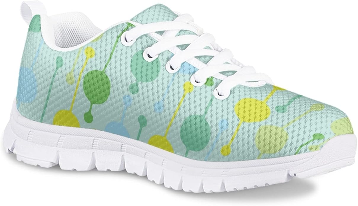 MARSVOVO First Shoes for Walking Boy Girl Athletic Lightweight Flexible Lace-up Breathable Running Shoes Casual Classic Comfortable Non Slip Play Sport Learning to Walk Toddler Girl Sneakers